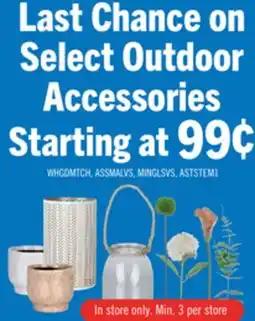 The Brick Select Outdoor Accessories offer