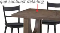 The Brick Kort & Co. Sol Dining Bench, 44W - Brown offer