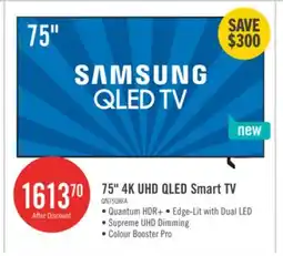 The Brick Samsung 75 Q8F QLED 4K Smart AI TV (QN75Q8FAAFXZC) offer