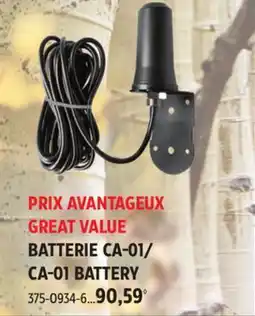 Canadian Tire SpyPoint CA-01 BATTERY offer