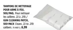 Canadian Tire HUNTSHIELD GUN CLEANING PATCH offer