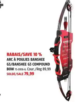 Canadian Tire BANSHEE G3 COMPOUND BOW offer