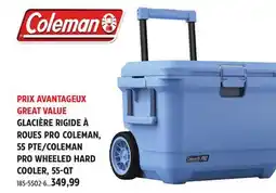 Canadian Tire COLEMAN PRO WHEELED HARD COOLER offer