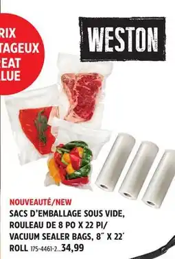 Canadian Tire VACUUM SEALER BAGS offer