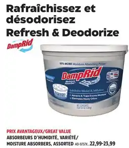 Canadian Tire DampRid MOISTURE ABSORBERS, ASSORTED offer