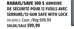 Canadian Tire Huntshield 12-GUN SAFE WITH LOCK offer
