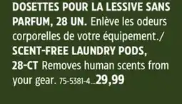 Canadian Tire DEAD DOWN WIND SCENT-FREE LAUNDRY PODS offer