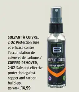 Canadian Tire BREAK THROUGH COPPER REMOVER offer
