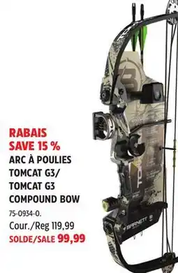 Canadian Tire BARNETT TOMCAT G3 COMPOUND BOW offer