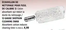 Canadian Tire 12-GAUGE SHOTGUN CLEANING SWAB offer