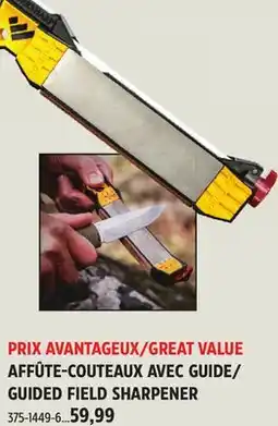 Canadian Tire GUIDED FIELD SHARPENER offer
