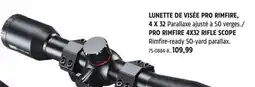 Canadian Tire PRO RIMFIRE 4X32 RIFLE SCOPE offer