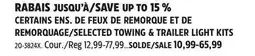 Canadian Tire MOTOMASTER TOWING & TRAILER LIGHT KITS offer