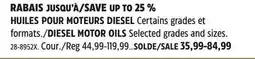 Canadian Tire Mobil Devlac DIESEL MOTOR OILS offer