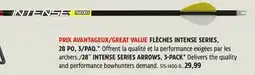 Canadian Tire 28˝ INTENSE SERIES ARROWS, 3-PACK offer