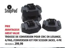 Canadian Tire SnapPad CONVERSION KIT FOR SCISSOR JACKS offer