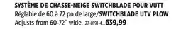 Canadian Tire SWITCHBLADE UTV PLOW offer