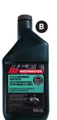 Canadian Tire MOTOMASTER 2-CYCLE SNOWMOBILE INJECTOR OIL offer