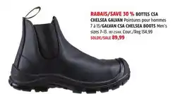Canadian Tire GALVAN CSA CHELSEA BOOTS offer