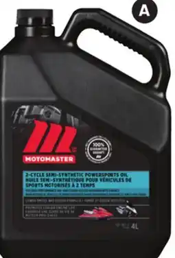 Canadian Tire MotoMaster 2-STROKE SEMI-SYNTHETIC POWERSPORTS OIL offer