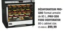 Canadian Tire Weston PRO-1200 FOOD DEHYDRATOR offer