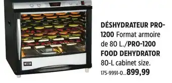 Canadian Tire Weston PRO-1200 FOOD DEHYDRATOR offer