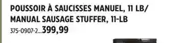 Canadian Tire Hamilton MANUAL SAUSAGE STUFFER, 11-LB offer