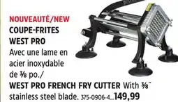 Canadian Tire Hamilton EST PRO FRENCH FRY CUTTERWith ⅜ ˝ stainless steel blade offer
