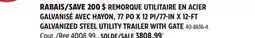 Canadian Tire True North 77-IN X 12-FT GALVANIZED STEEL UTILITY TRAILER WITH GATE offer