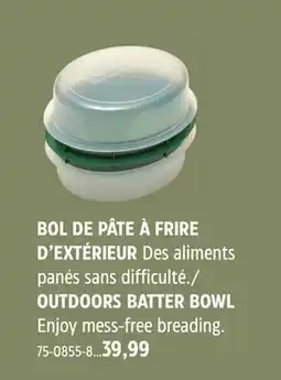 Canadian Tire LEM OUTDOORS BATTER BOWL offer