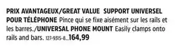 Canadian Tire TRAIL TECH UNIVERSAL PHONE MOUNT offer