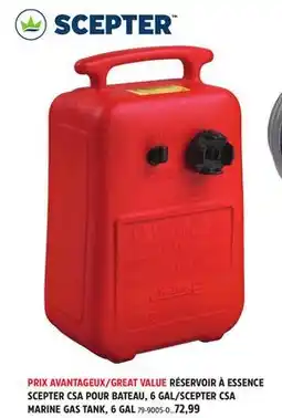 Canadian Tire SCEPTER CSA MARINE GAS TANK, 6 GAL offer