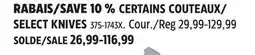 Canadian Tire Victorinox SELECT KNIVES offer
