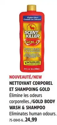 Canadian Tire SCENT KILLER GOLD WASH & SHAMPOO offer