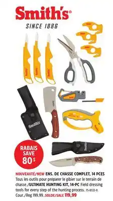 Canadian Tire Smith's ULTIMATE HUNTING KIT, 14-PC offer