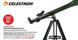 Canadian Tire Celestron EXPLORASCOPE 60AZ TELESCOPE offer