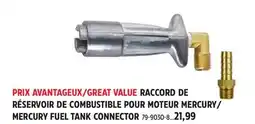 Canadian Tire MERCURY FUEL TANK CONNECTOR offer