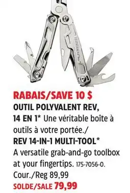 Canadian Tire REV 14-IN-1 MULTI-TOOL offer