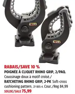 Canadian Tire Kolpin RATCHETING RHINO GRIP, 2-PK offer