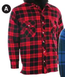 Canadian Tire PLAID HOODED FLANNEL WORK SHIRT Sizes M–2XL offer
