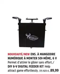 Canadian Tire Wildgame DIY 6-V DIGITAL FEEDER KIT offer