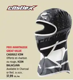 Canadian Tire ICON BALACLAVA Available in Charcoal or Red offer