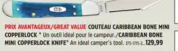 Canadian Tire CASE CARIBBEAN BONE MINI COPPERLOCK KNIFE offer