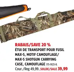 Canadian Tire Benelli MAX-5 SHOTGUN CARRYING CASE, CAMOUFLAGE offer