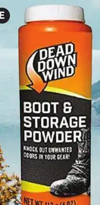 Canadian Tire Dead Down Wind BOOT & STORAGE POWDER offer