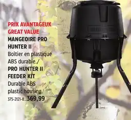 Canadian Tire PRO HUNTER II FEEDER KIT offer