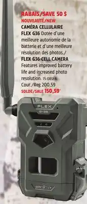Canadian Tire FLEX G36 CELL CAMERA offer