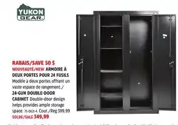 Canadian Tire 24-GUN DOUBLE-DOOR CABINET offer