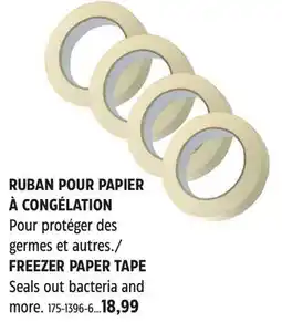 Canadian Tire Weston Hunting FREEZER PAPER TAPE offer
