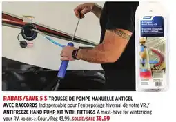 Canadian Tire CAMCO ANTIFREEZE HAND PUMP KIT WITH FITTINGS offer